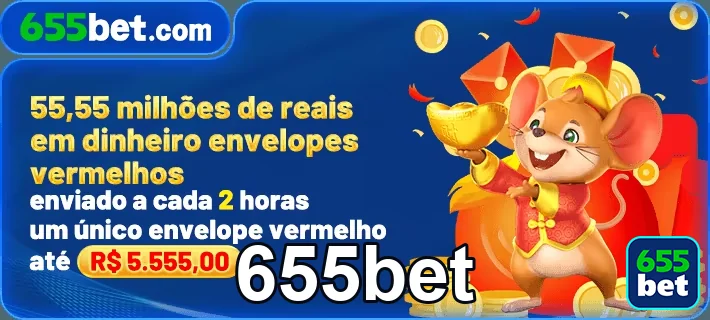 Imagem promocional do 655bet ilustrando envelopes vermelhos