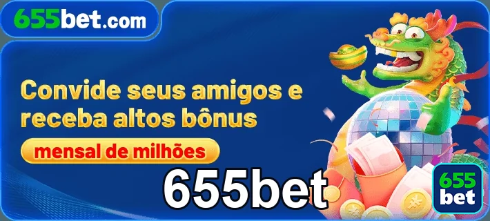 Imagem do 655bet destacando bônus ao convidar amigos.