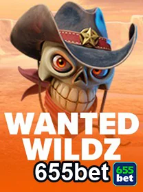 Ilustração do jogo Wanted Wildz disponível no 655bet.